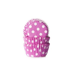 Mini-Muffinformen - Punkte - Pink - House of Marie - 60er-Packung Mini-Muffinformen - Punkte - Pink - House of Marie - 60er-Packung
