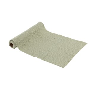 Tischläufer aus Stoff - Grün - 30 cm x 3 m Tischläufer aus Stoff - Grün - 30 cm x 3 m
