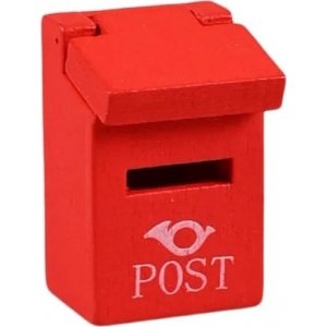 Mini-Artikel - Briefkasten zum �ffnen - Rot