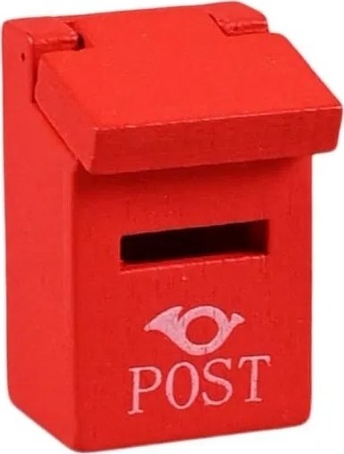 Mini-Artikel - Briefkasten zum �ffnen - Rot