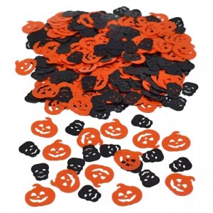 Konfetti - Halloween - Kürbisse und Totenköpfe Konfetti - Halloween - Kürbisse und Totenköpfe