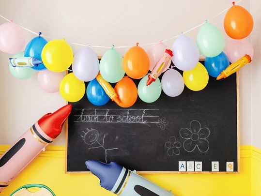 Einfache Ballongirlande - 20 Ballons - Gemischte Farben