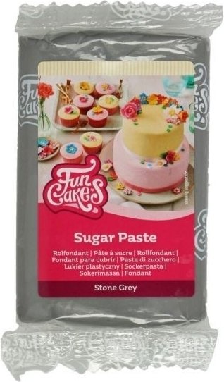 Zuckerpaste - Steingrau - Funcakes - 250 g Zuckerpaste - Steingrau - Funcakes - 250 g
