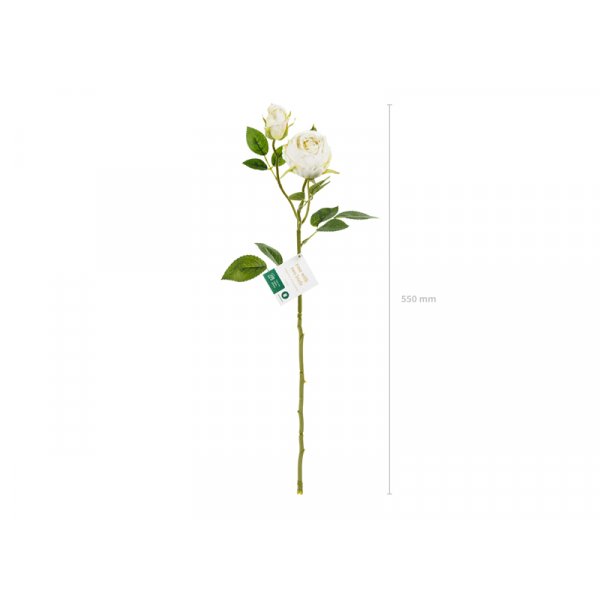 Künstliche Rosenblume - Hellcreme - 55 cm Künstliche Rosenblume - Hellcreme - 55 cm