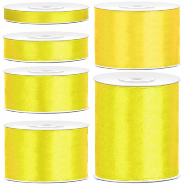 Satinband - Gelb - 25 m