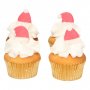 Zuckerdekorationen - Weihnachtsmann - 12er-Pack