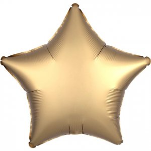 Folienballon - Mattgoldener Stern Folienballon - Mattgoldener Stern