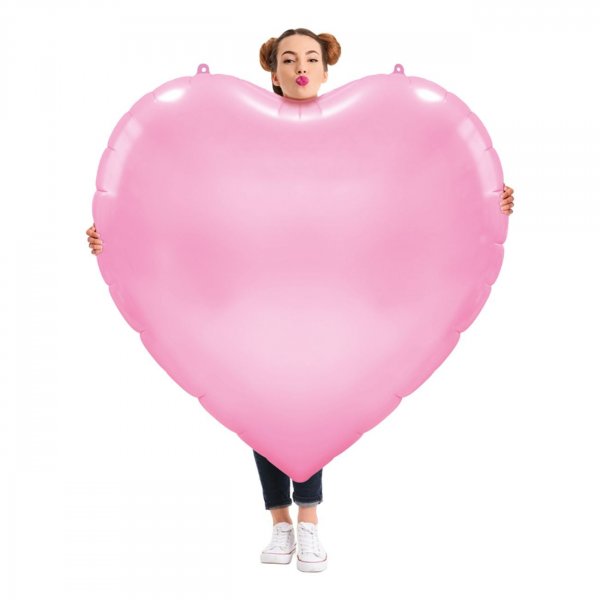 Folienballon - Herzförmig, XXL - Rosa Folienballon - Herzförmig, XXL - Rosa