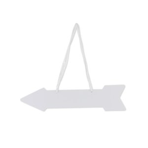 Schild - Weiß - 41,5 x 10 cm Schild - Weiß - 41,5 x 10 cm