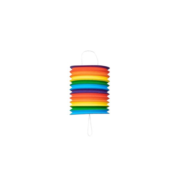 Laterne - Papier - Regenbogen - 16 cm Laterne - Papier - Regenbogen - 16 cm