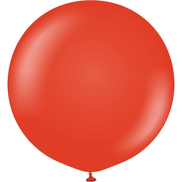 Luftballons einfarbig - Premium 90 cm - Rot - 2er-Pack