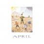 Monatskarte - April - Elsa Beskow Monatskarte - April - Elsa Beskow