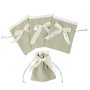 Stoffbeutel mit Schleifen - Grün - 4er-Pack Stoffbeutel mit Schleifen - Grün - 4er-Pack
