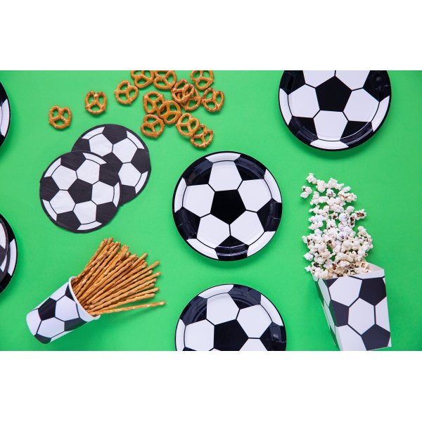 Dessertteller - Football Party - 6er-Pack