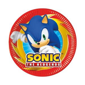 Pappteller - Sonic - 20 cm - 8er-Packung Pappteller - Sonic - 20 cm - 8er-Packung