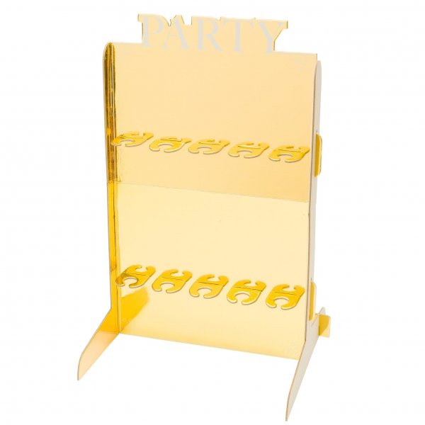 Getr�nkest�nder f�r 10 Gl�ser - Goldfolie