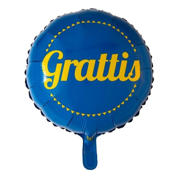 Folienballon \\\"Herzlichen Glückwunsch\\\" Blau Folienballon \\\"Herzlichen Glückwunsch\\\" Blau