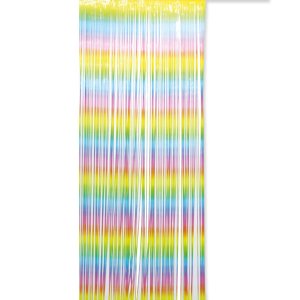 Vorhang - Pastellfarbener Regenbogen - 100 x 240 cm Vorhang - Pastellfarbener Regenbogen - 100 x 240 cm