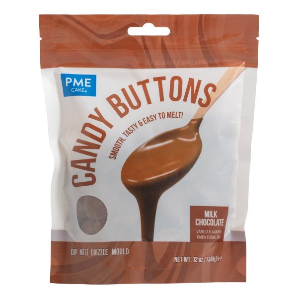 Candy Buttons - Weiche Schokolade - PME - 340g Candy Buttons - Weiche Schokolade - PME - 340g