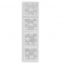 Ballondekoration - Ziegelsteine - Transparent/Wei�