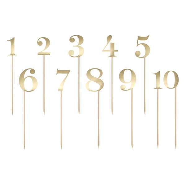 Plektren - Goldmetallic - 1-10