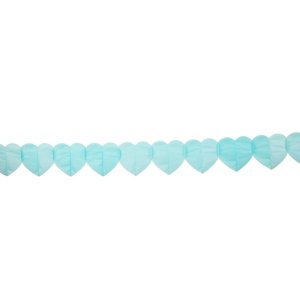 Girlande - Herzen - Hellblau - 6 m Girlande - Herzen - Hellblau - 6 m