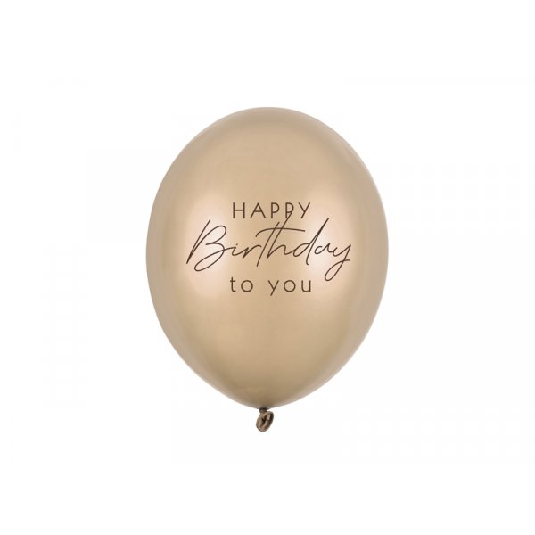 Geburtstagsballons - Metallic-Gold - 30 cm Geburtstagsballons - Metallic-Gold - 30 cm
