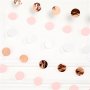 Girlande - Kreise - Weiß/Rosa/Roségold - 6er-Pack Girlande - Kreise - Weiß/Rosa/Roségold - 6er-Pack