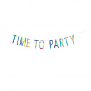 Girlande - "Time to Party" - 2m Girlande - "Time to Party" - 2m