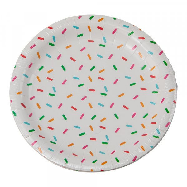 Pappteller - Streusel - 8er-Pack