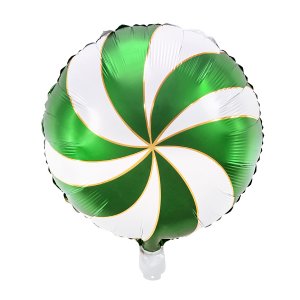 Folienballon - Candy Swirl - Grün Folienballon - Candy Swirl - Grün