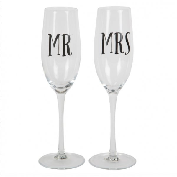 Champagnergläser - Mr & Mrs - 2er-Pack Champagnergläser - Mr & Mrs - 2er-Pack
