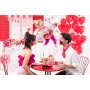 Servietten - Rotes Herz mit Goldrand - 20er-Pack