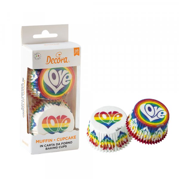 Muffinformen - Rainbow Love - 36er-Pack Muffinformen - Rainbow Love - 36er-Pack