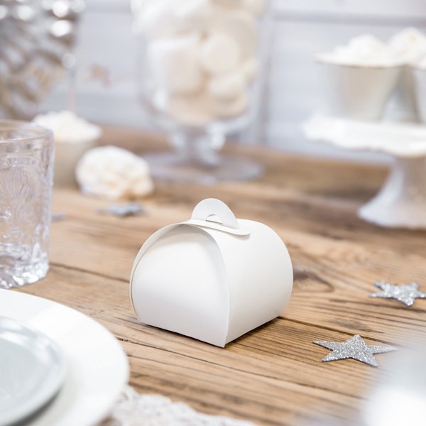 Geschenkboxen - 10er-Pack - Weiß