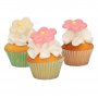 Marzipanblüten - Weiß/Rosa - Funcakes - 12 Stk Marzipanblüten - Weiß/Rosa - Funcakes - 12 Stk