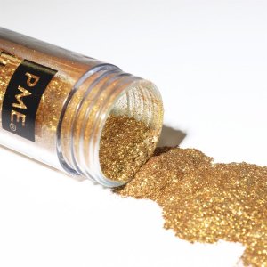 Essbarer Glitzer - Gold - Edible Lustre Snow - PME - 10 g