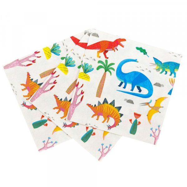 Servietten - Party-Dinosaurier - 20er-Pack Servietten - Party-Dinosaurier - 20er-Pack