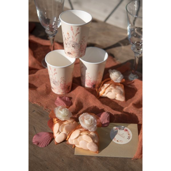 Rosen - Elfenbein - 4er-Pack