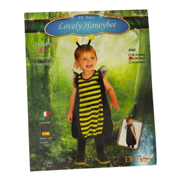 Bienenkostüm Kindergröße S Bienenkostüm Kindergröße S