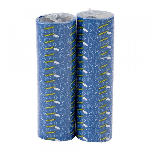 Luftschlangen - Student - Blau - 2er-Pack