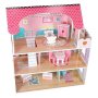 Puppenschrank aus Holz, 70 cm, rosa, mit LED-Beleuchtung - Selbstmontage Puppenschrank aus Holz, 70 cm, rosa, mit LED-Beleuchtung - Selbstmontage