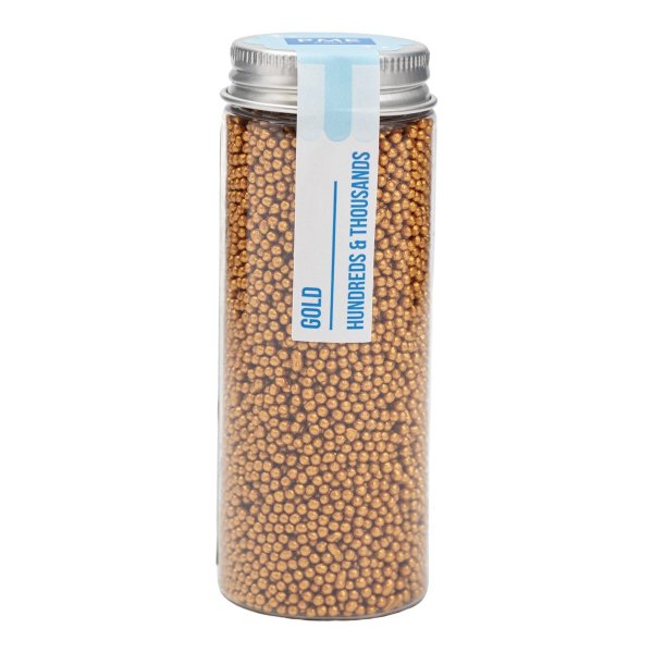 Zuckerperlen - Mini - Gold - 86 g Zuckerperlen - Mini - Gold - 86 g