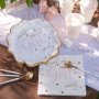 Servietten - Baby Girl - Rosa/Gold - 20er-Pack