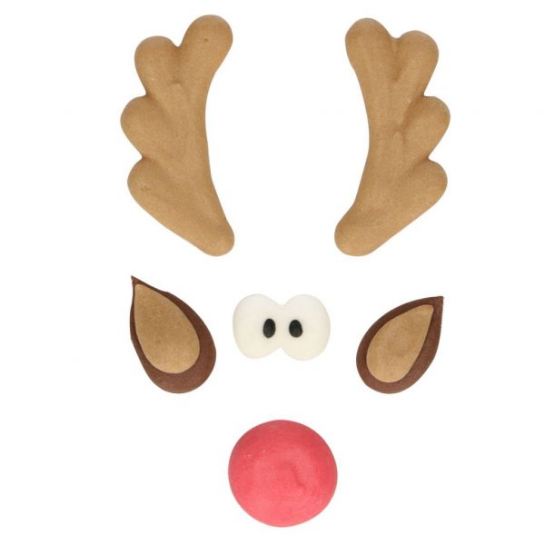 Zuckerdekoration - Kuchen - Rudolf Zuckerdekoration - Kuchen - Rudolf