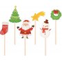 Kuchenspießer - Weihnachtsmotiv - 6er-Pack Kuchenspießer - Weihnachtsmotiv - 6er-Pack