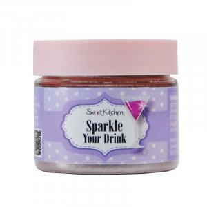 Getränkeglitzer - Verleihe deinem Getränk Glanz - Lila - SweetKitchen - 10 g Getränkeglitzer - Verleihe deinem Getränk Glanz - Lila - SweetKitchen - 10 g