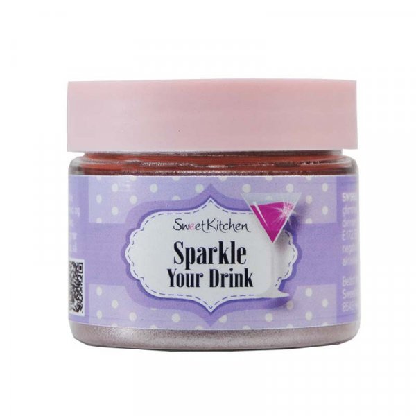 Getr�nkeglitzer - Verleihe deinem Getr�nk Glanz - Lila - SweetKitchen - 10 g