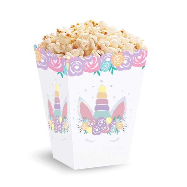 Popcornbox - Einhorn - 6er-Packung Popcornbox - Einhorn - 6er-Packung