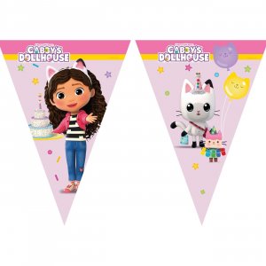 Wimpelkette - Gabbys Puppenhaus - 2,3 Meter Wimpelkette - Gabbys Puppenhaus - 2,3 Meter